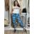 Nohavice strečové dlhé dámske (S/M/L ONE SIZE) TALIANSKA MODA IM424274/DR S/M/L čierna
