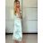 Šaty elegantné saténové spoločenské na ramienka dámske (S/M ONE SIZE) TALIANSKA MÓDA IM322MONICA/DR fialová S/M