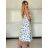 Šaty letní na ramínka dámské (XS/S/M ONE SIZE) ITALSKÁ MÓDA IMWCN251858/DU -   červená -   S / M