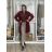 Cardigan s kapucí dlhý rukáv dámsky nadrozmer (42/44/46 ONE SIZE) TALIANSKA MÓDA IMSM251132