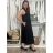 Šaty dlouhé letní bez rukávu dámské (S/M/L ONE SIZE) ITALSKÁ MÓDA IMM25M12669
