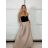 Sukňa dlhá dámska (S/M ONE SIZE) TALIANSKA MÓDA IMD23202/DU S/M čierna