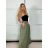 Sukňa dlhá dámska (S/M ONE SIZE) TALIANSKA MÓDA IMD23202/DU S/M čierna