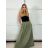 Sukňa maxi dlhá dámska (S/M ONE SIZE) TALIANSKA MÓDA IMD23202