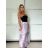 Sukně dlouhá šifonová dámská (XS/S/M ONE SIZE) ITALSKÁ MÓDA IMWCH251325/DU -   fialová -   S / M
