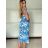 Šaty dlouhé letní na ramínka dámské (XS/S/M ONE SIZE) ITALSKÁ MÓDA IMWGS251316/DU -   modrá -   S / M