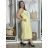 Šaty dlhé voľnočasové letné bez rukávov dámske (S/M/L ONE SIZE) TALIANSKA MÓDA IMWBR252310/DUR S/M/L žlutá