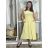 Šaty dlhé voľnočasové letné bez rukávov dámske (S/M/L ONE SIZE) TALIANSKA MÓDA IMWBR252310/DUR S/M/L žlutá