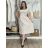 Šaty dlhé letné oversize krátky rukáv dámske (S/M/L ONE SIZE) TALIANSKA MÓDA IMWAD251395/DU S/M/L béžová