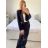 Sako zkrácené dlouhý rukáv dámské (S/M ONE SIZE) ITALSKÁ MÓDA IMPDY25MDUE991858/DR červená S/M/L
