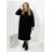 Šaty mikinové teplé oversize volnočasové  s kapucňou dlhý rukáv dámske nadrozměr (2XL/3XL ONE SIZE) TALIANSKÁ MÓDA IMD23789