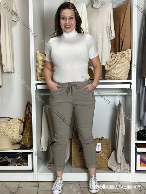 Nohavice strečové dámske ANDREA  (S/M/L ONE SIZE) TALIANSKA MÓDA IMC25342/DU