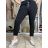 Nohavice strečové dámske KNOCK  (S/M/L ONE SIZE) TALIANSKA MÓDA IMC25324/DU S/M/L čierna