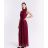 Šaty spoločenské elegantné trblietavé bez rukávov dámske (S/M/L ONE SIZE) TALIANSKA MÓDA IMPSH2520037