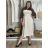 Cardigan pletený dlhý rukáv dámsky ANDY (XS/S/M/L/XL ONE SIZE) TALIANSKA MÓDA IMD22899/DUR S/M/L tmavo hnedá