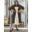 Cardigan pletený dlhý rukáv dámsky ANDY (XS/S/M/L/XL ONE SIZE) TALIANSKA MÓDA IMD22899/DUR S/M/L tmavo hnedá