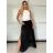 Top tielko bez rukávu dámsky JANET (XS/S/M ONE SIZE) IMM25M38279/DU XS/S/M biela