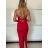 Šaty dlhé elegantný letný carmen cez prsia dámske (XS/S/M ONE SIZE) TALIANSKA MÓDA IMM25M34075/DU -   čierna
 -   S / M
