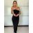 Šaty dlhé letné elegantné na ramienka dámske (XS/S/M ONE SIZE) TALIANSKA MÓDA IMM25M34553/DU -   červená -   S / M