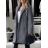 Kabát zimný chlpatý dlhý rukáv dámsky (S/M/L ONE SIZE) TALIANSKA MÓDA IMD25154