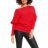 Sveter úpletový riadkový dlhý rukáv dámsky (S/M/L ONE SIZE) TALIANSKA MÓDA IMD25181