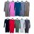 Šaty krátke úpletové riadkové dlhý rukáv dámske (S/M/L ONE SIZE) TALIANSKA MÓDA IMD25182