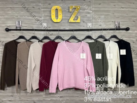 Sveter slabý dlhý rukáv dámsky (S/M/L ONE SIZE) IMPOZ258024