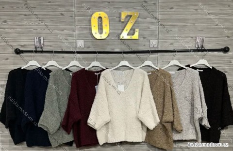Sveter teplý dlhý rukáv dámsky (S/M/L ONE SIZE) IMPOZ25YNK-85130