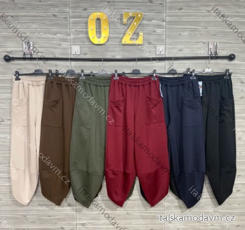 Nohavice elegantné  dámske (S/M/L ONE SIZE) TALIANSKA MÓDA IMPOZ253073