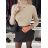 Tričko teplé dlhý rukáv dámske (S/M/L ONE SIZE) TALIANSKA MÓDA IMD25206