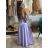 Šaty dlhé elegantné na ramienka dámske (S/M ONE SIZE) TALIANSKA MODA IM323013