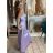 Šaty dlhé elegantné na ramienka dámske (S/M ONE SIZE) TALIANSKA MODA IM323013