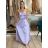 Šaty dlhé elegantné na ramienka dámske (S/M ONE SIZE) TALIANSKA MODA IM323013