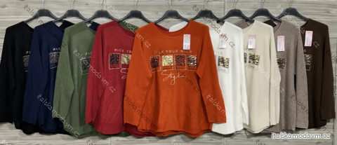 Tunika 3/4 dlhý rukáv dámska (S/M/L ONE SIZE) TALIANSKA MÓDA IMPOZ25XDJ-24016A