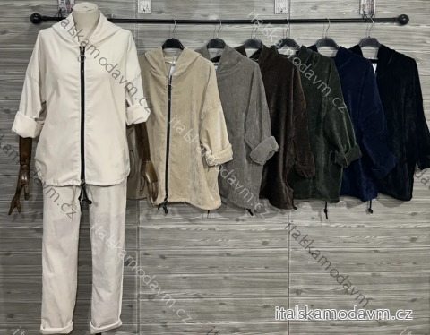 Mikina slabá s kapucňou na zips dlhý rukáv dámska (S/M/L ONE SIZE) IMPOZ25SM-3115