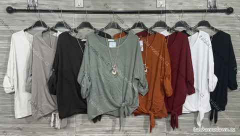 Tričko s přívěskem dlouhý rukáv dámské (S/M/L ONE SIZE) IMPOZ25SM-3105