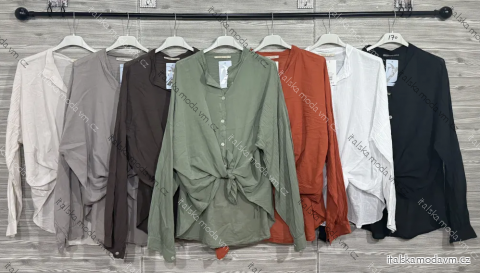Košeľa klasik dlhý rukáv dámska (S/M/L ONE SIZE) IMPOZ25AM-5129
