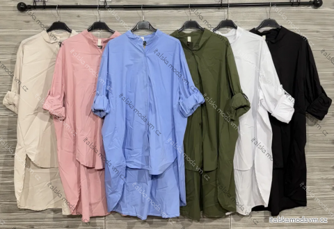 Košile prodloužená 3/4 dlouhý rukáv dámská (S/M/L ONE SIZE) IMPOZ25JMD-3526