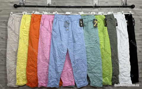 Nohavice strečové dámske (XS - XL ONE SIZE) TALIANSKA MÓDA IMPOZ25JW2563