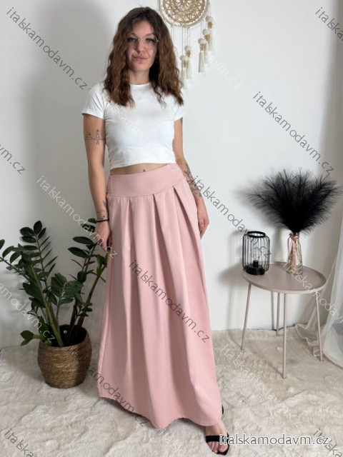 Sukňa dlhá dámska (XS/S/M ONE SIZE) TALIANSKA MÓDA IMWB251269