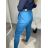 Nohavice elegantné s opaskom dámske (S/M/L ONE SIZE) TALIANSKA MÓDA IM425030/DUR  sv. hnědá S/M/L