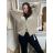 Cardigan krátký na knoflík dlouhý rukáv dámský MERYL (S/M/L ONE SIZE) ITALSKÁ MÓDA IMWGB251111