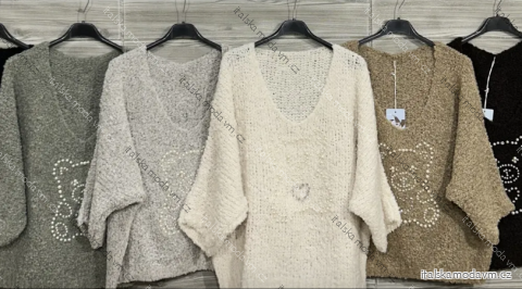 Svetr slabý dlouhý rukáv dámský (S/M/L ONE SIZE) IMPOZ25YNK-85130A