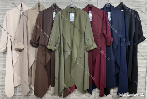 Cardigan dlouhý rukáv dámský (S/M/L ONE SIZE) ITALSKÁ MÓDA IMPOZ25SM-3175