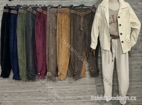 Kalhoty dlouhé s páskem dámské (S/M/L ONE SIZE) IMPOZ25LV-25480
