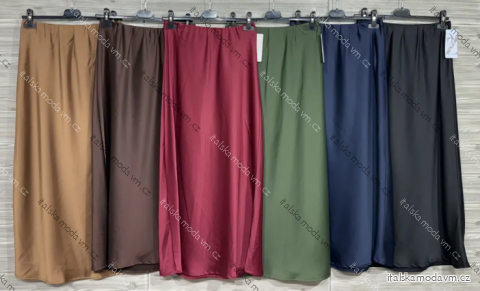 Sukně dlouhá dámská (S/M/L ONE SIZE) ITALSKÁ MÓDA IMPOZ25SY-24571
