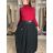 Sukňa s páskem manžestrová dámska RAMONA (S/M/L ONE SIZE) TALIANSKA MóDA IMSM251154/DU S/M/L čierna
