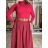 Sukňa s páskem manžestrová dámska MONA (S/M/L ONE SIZE) TALIANSKA MóDA IMSM251155/DU S/M/L vínová