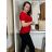Svetr upletový tenký krátký rukáv dámské LEXI (S/M/L ONE SIZE) ITALSKÁ MÓDA IMWCP25W8505/DUR S/M/L tmavě zelená
