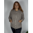 Bunda podzimní s kapucňou dlhý rukáv dámska nadrozmer EVELINA (50/52/54 ONE SIZE) TALIANSKA MÓDA IMSM251133/DU 50/52/54 béžová